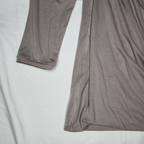 Soft Surroundings Womens Medium Draped Twinkle Top Tan Taupe - Picture 3 of 10